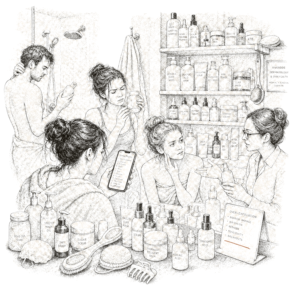 Dermatologists Say Shower Routines Should Stay Simple, Not Multi-Step