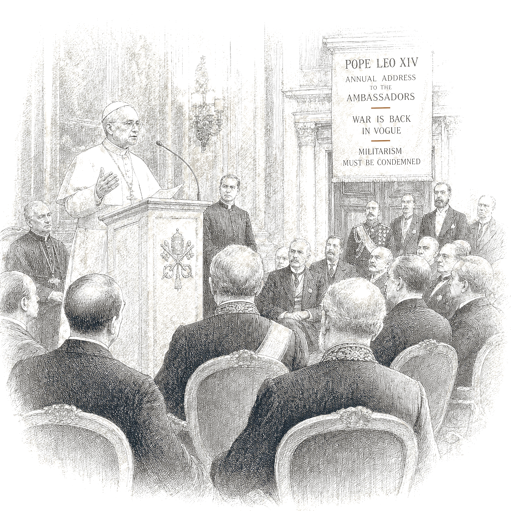 Pope Leo XIV warns that force undermines postwar legal order