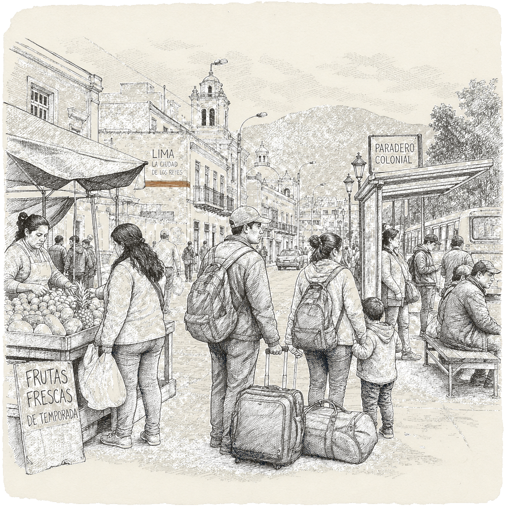 Illustration accompanying article: Venezuelan diaspora cautious after Maduro's capture as calls to return go unheeded