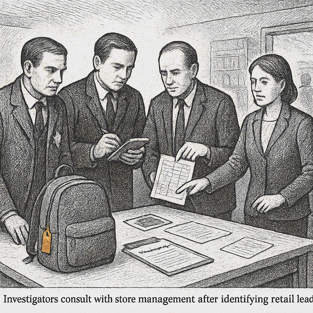 Illustration accompanying article: Nancy Guthrie kidnapping investigators work with Walmart on leads