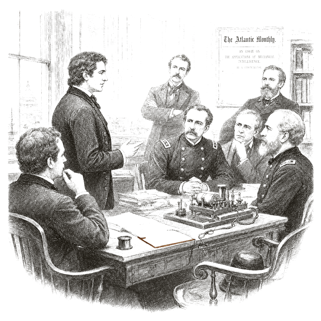 Illustration accompanying article: Anthropic CEO says it cannot “accede” to Pentagon AI demands