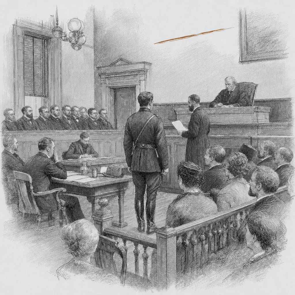 Illustration accompanying article: Ex–New York State trooper convicted of manslaughter in chase killing