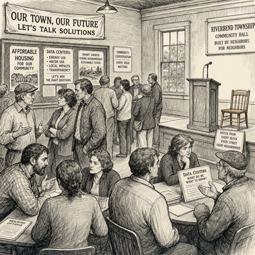 Illustration accompanying article: Voters seek answers as New Jersey Rep. Tom Kean Jr. remains absent from Congress