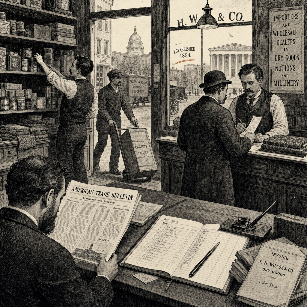 Illustration accompanying article: For US small businesses, Trump''s tariffs