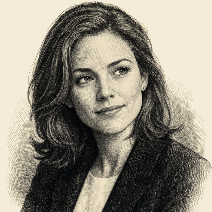 Engraved portrait of Ashley Wagner