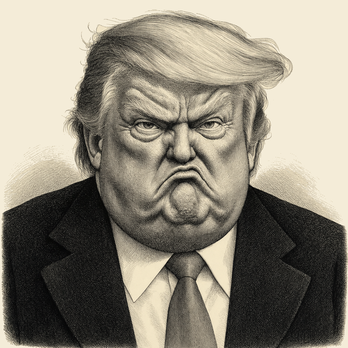 Engraved portrait of Diklis Chump